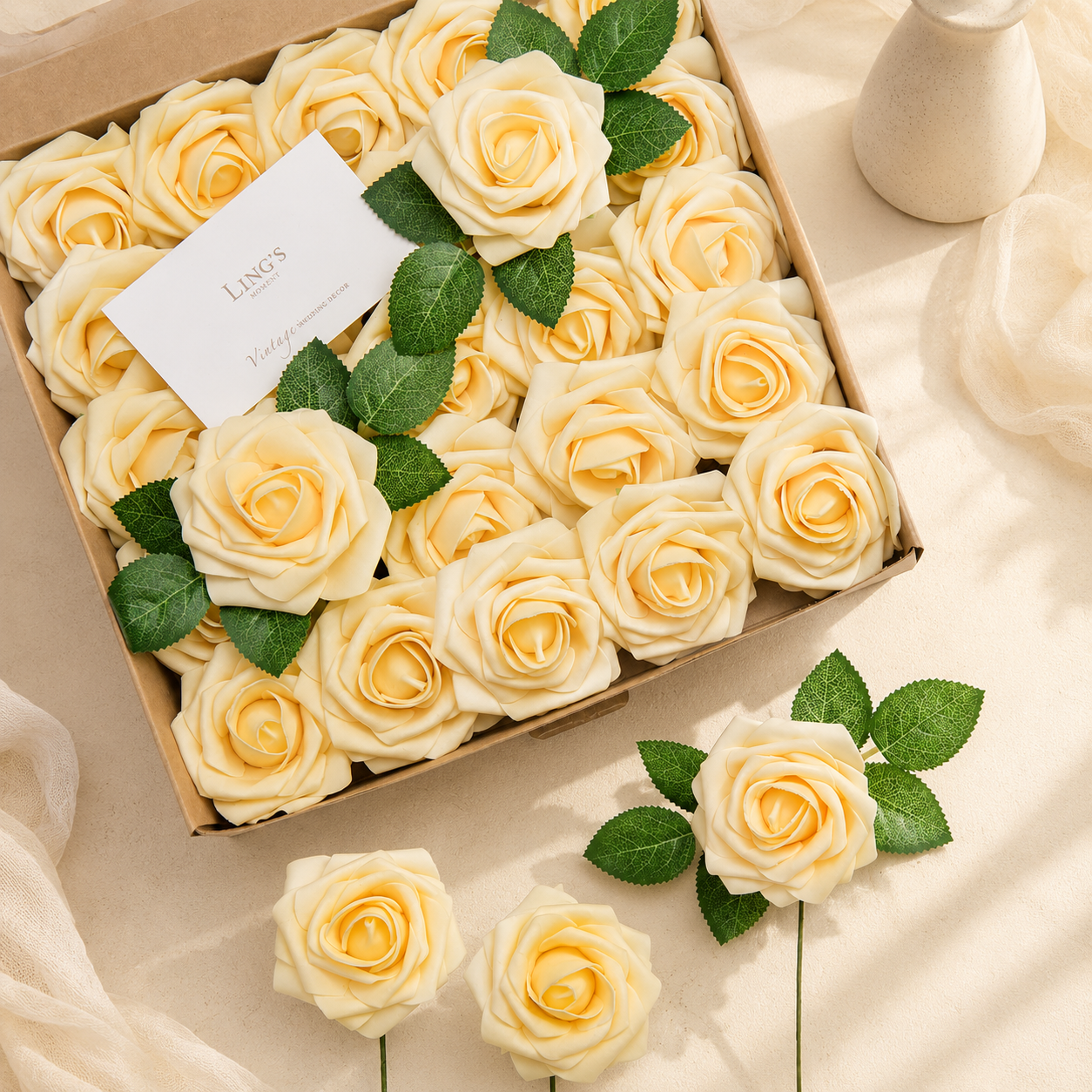 Artificial PE Foam Rose Flowers 9304f7752baa4d8282a2b4b100f5f28b