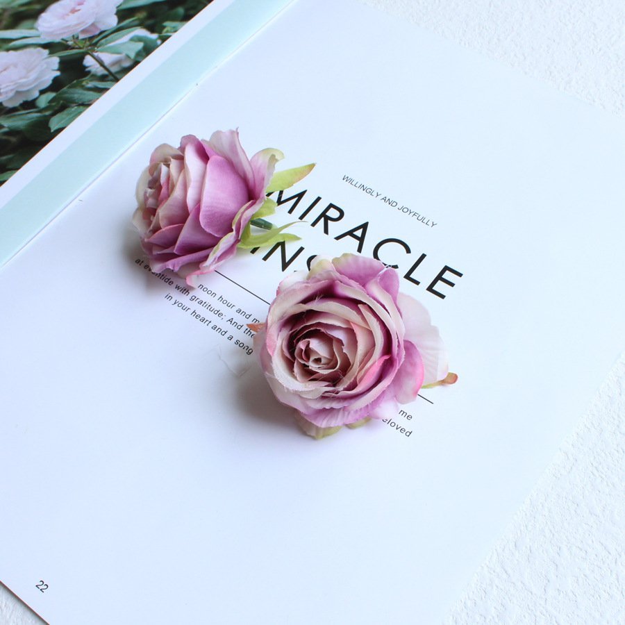 High-End Silk Rose Flower Heads | Loose Real-Touch Artificial Rose Blooms for DIY Corsages, Wedding Decor & Clothing Accessories O1CN01ApbW2026NIOT4pCOZ 2841497649 0 Cib