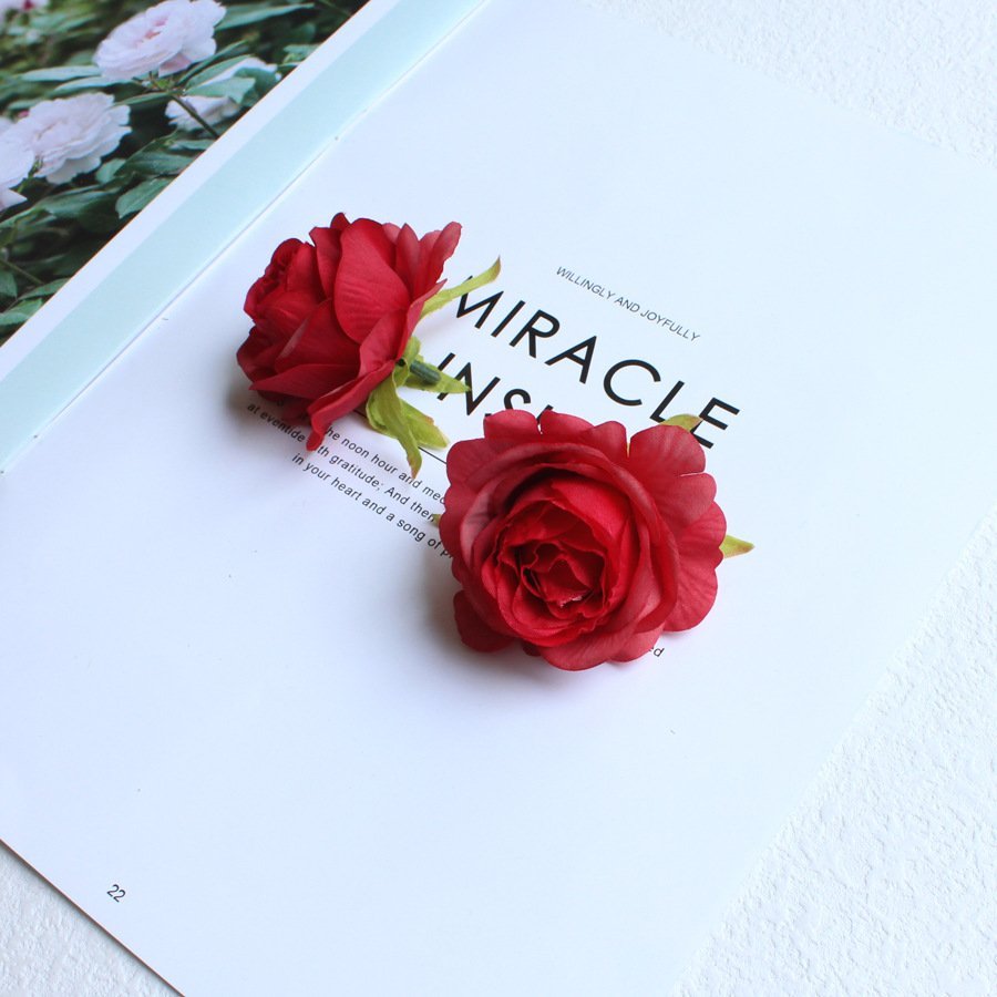 High-End Silk Rose Flower Heads | Loose Real-Touch Artificial Rose Blooms for DIY Corsages, Wedding Decor & Clothing Accessories O1CN01NgAxf426NIOOIdq3O 2841497649 0 Cib
