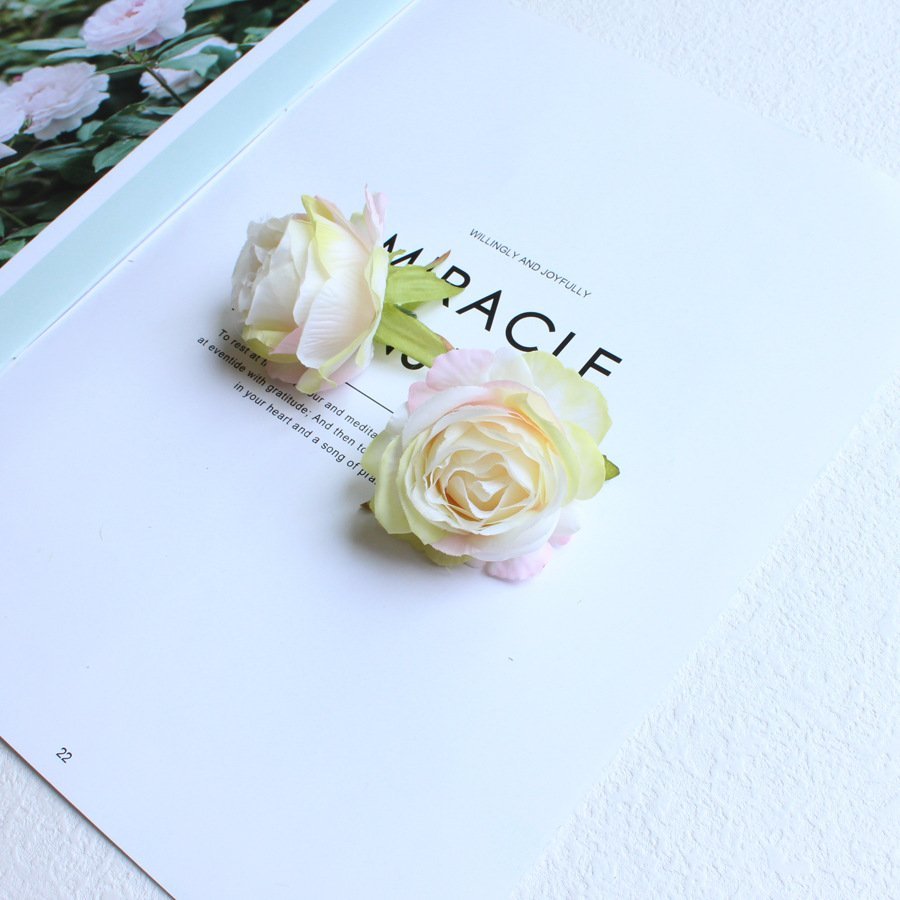 High-End Silk Rose Flower Heads | Loose Real-Touch Artificial Rose Blooms for DIY Corsages, Wedding Decor & Clothing Accessories O1CN01UTZHab26NIOS5MB4o 2841497649 0 Cib