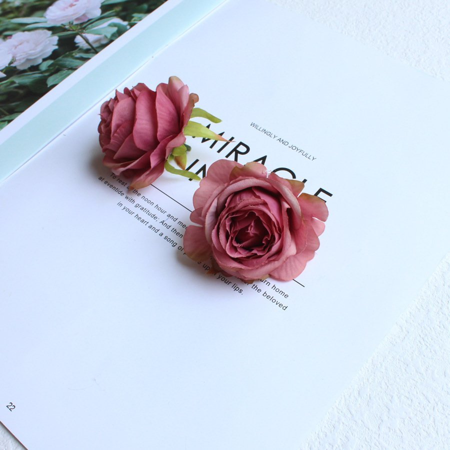 High-End Silk Rose Flower Heads | Loose Real-Touch Artificial Rose Blooms for DIY Corsages, Wedding Decor & Clothing Accessories O1CN01gRFTLI26NIOPUxLUS 2841497649 0 Cib
