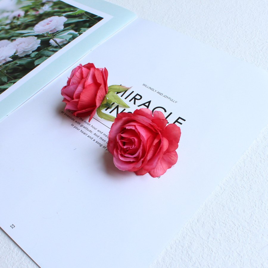High-End Silk Rose Flower Heads | Loose Real-Touch Artificial Rose Blooms for DIY Corsages, Wedding Decor & Clothing Accessories O1CN01jYDFhX26NIOJfTrs1 2841497649 0 Cib