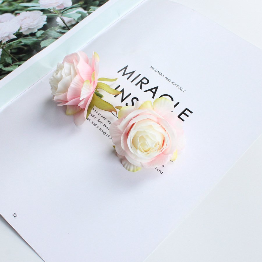 High-End Silk Rose Flower Heads | Loose Real-Touch Artificial Rose Blooms for DIY Corsages, Wedding Decor & Clothing Accessories O1CN01l4qXah26NIYXJ8Ew2 2841497649 0 Cib